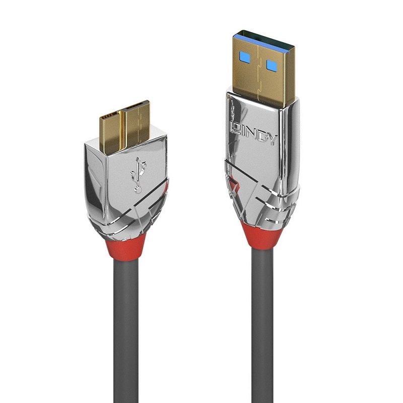 You Recently Viewed Lindy USB 3.2 Type A to Micro-B Cable 5Gbps Cromo Line Image