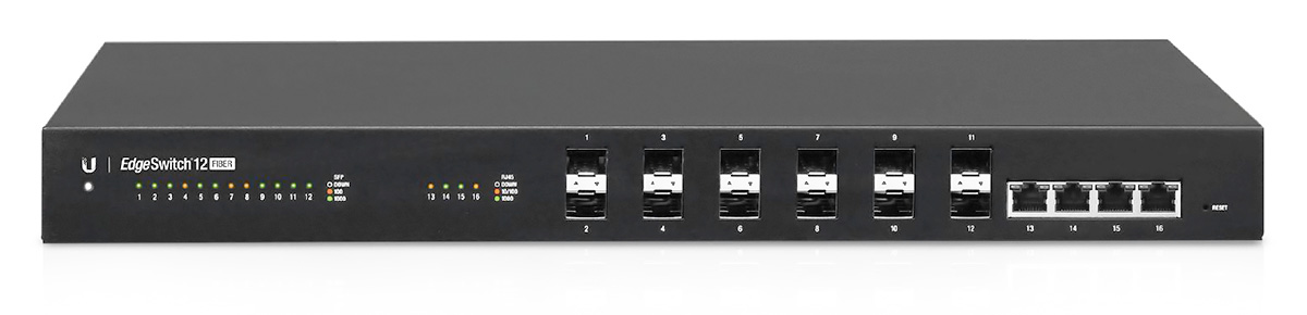 You Recently Viewed Ubiquiti ES-12F EdgeSwitch 12 Port Layer 3 Managed Fibre Switch Image