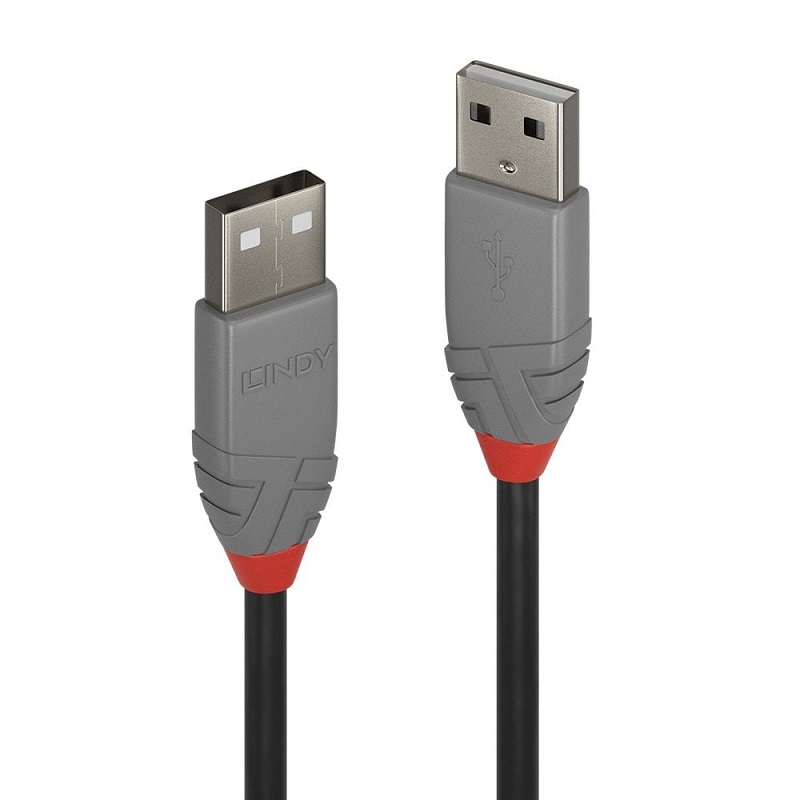 You Recently Viewed Lindy USB 2.0 Type A to A Cable - Anthra Line Image