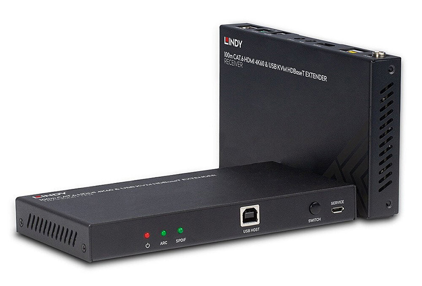 You Recently Viewed Lindy 38343 100m Cat.6 HDMI 4K60, Audio, IR & RS-232 HDBaseT KVM Extender Image