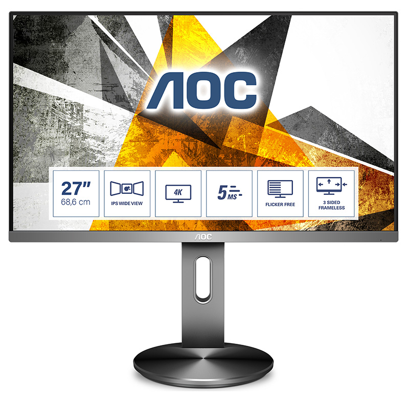 You Recently Viewed AOC U2790PQU 27in 4K Ultra HD LED Monitor 3840 X 2160 Pixels Black Image