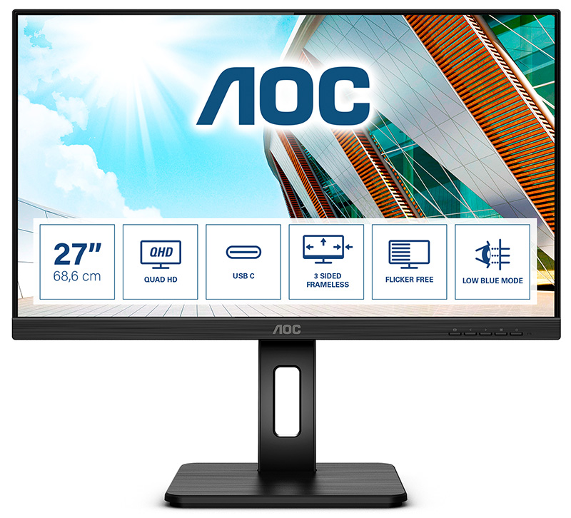 You Recently Viewed AOC P2 Q27P2CA 27in 2K Ultra HD LED Monitor 2560 X 1440 Pixels Black Image