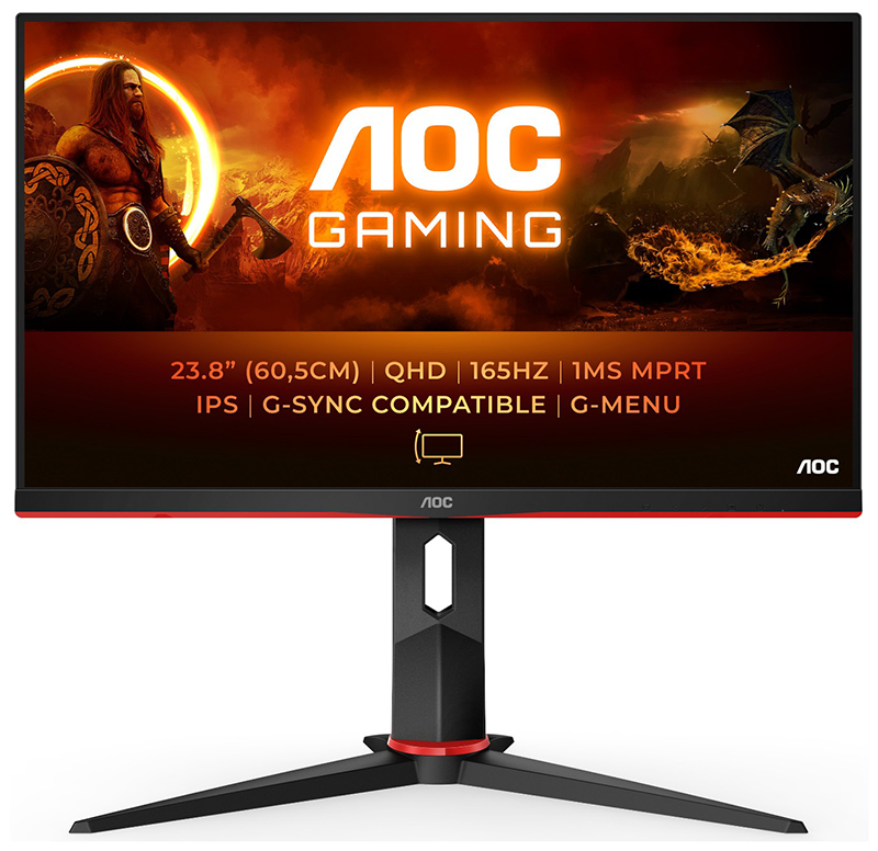You Recently Viewed AOC G2 Q24G2A/BK 23.8in Monitor 2560 X 1440 Pixels Black, Red Image