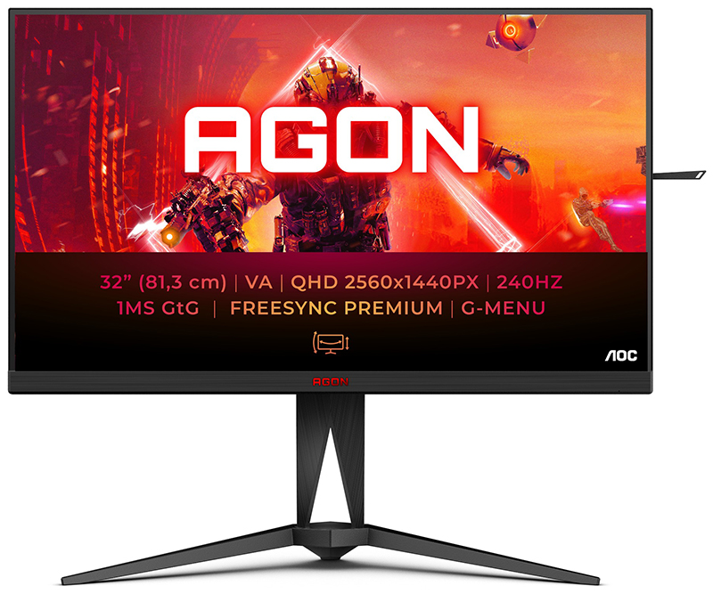 You Recently Viewed AOC AGON 5 AG325QZN/EU 31.5in Quad HD LED Display 2560 X 1440 Pixels Black Image
