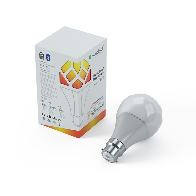 You Recently Viewed Nanoleaf NL45-0800WT240B22 Essentials A60 - B22 Smart Bulb Image