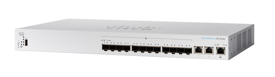 Cisco Business 350 CBS350-12XS 12 Ports SFP+ 10Gigabit Layer 3 Ethernet Switch