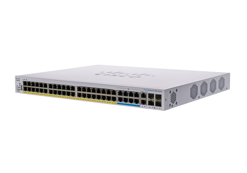 Cisco Business 350 CBS350-48NGP-4X 48 Port PoE Layer 3 Switch