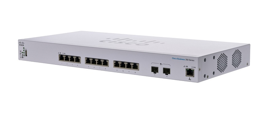 Cisco Business 350 CBS350-12XT 12 Ports 10-Gigabit Layer 3 Switch