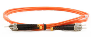 ST - ST Multimode Duplex Fibre Patch Leads