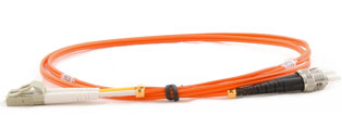 LC - ST Multimode Duplex Fibre Patch Leads