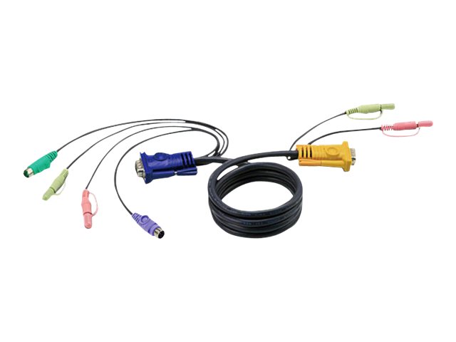 Customers Also Purchased Aten 2L-5303P PS/2 KVM Cable(3m) (For CS1754\CS1758) Image