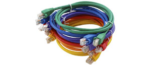 FULLY BOOTED RJ45 Cat5e Patch leads