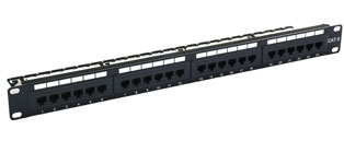 24 Way Cat6 Value RJ45 UTP Patch Panel - 1u