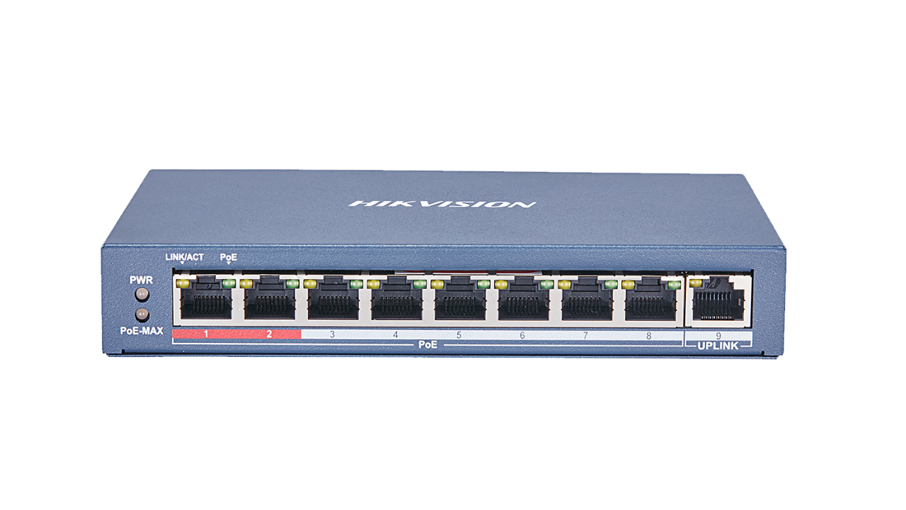 You Recently Viewed Hikvision DS-3E0109P-E(C) 8 Port FE Unmanaged POE Switch Image