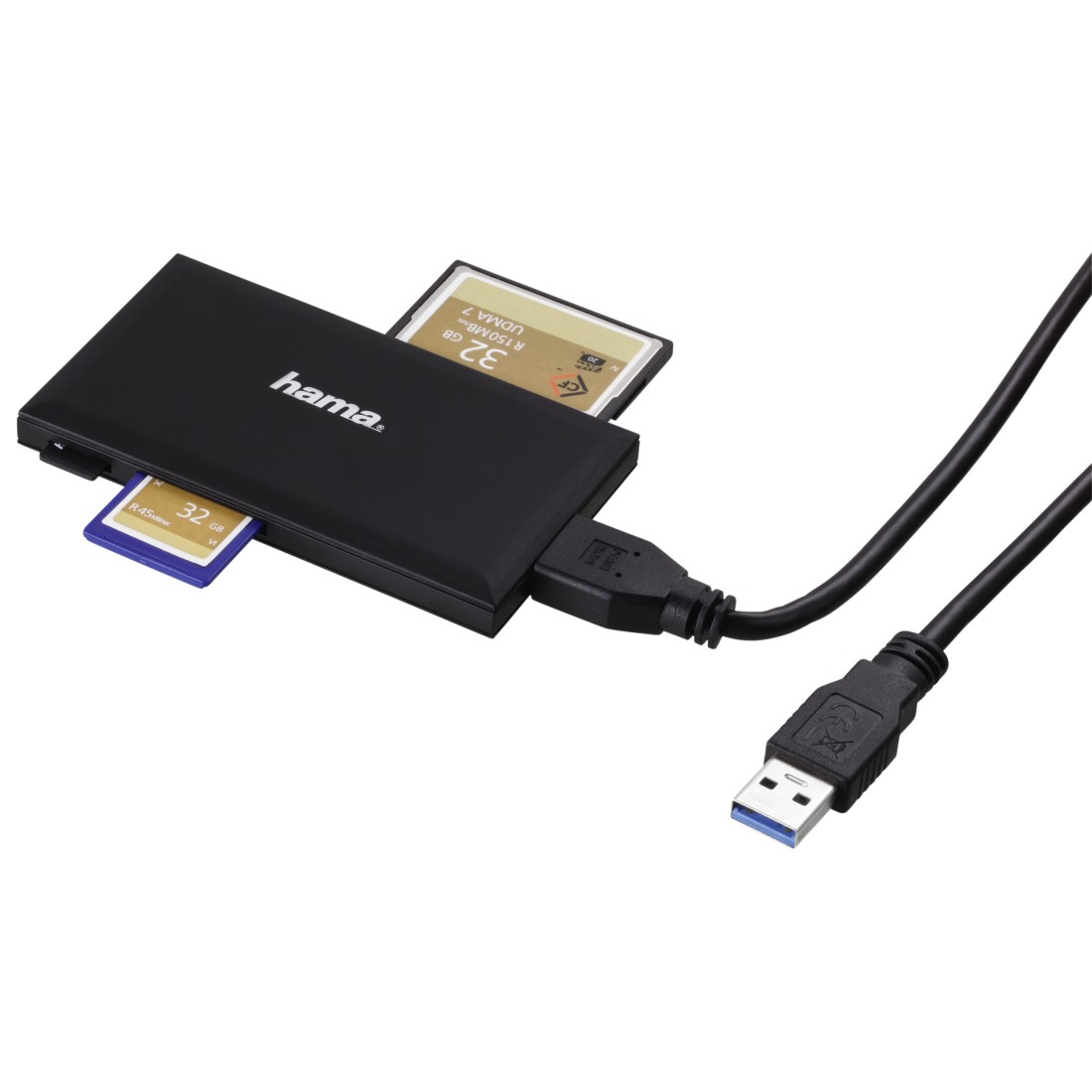 You Recently Viewed Hama USB 3.0 Multi-Card Reader, SD/microSD/CF/MS Image