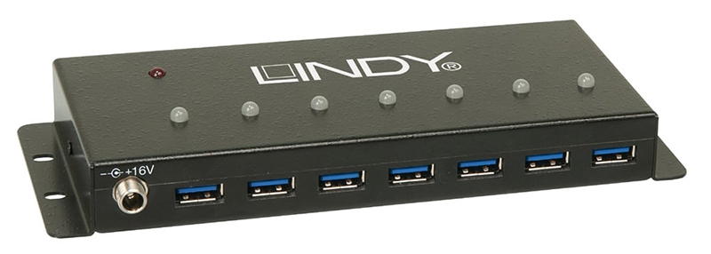 You Recently Viewed Lindy 43128 7 Port USB 3.0 Metal Hub Image