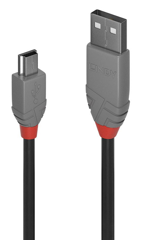 You Recently Viewed Lindy Anthra Line USB 2.0 Type A to Mini-B Cable Image