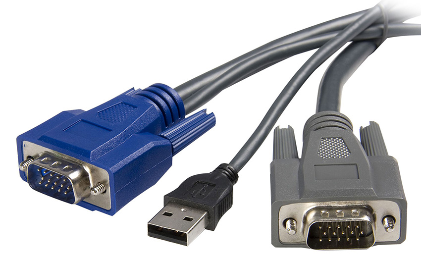 You Recently Viewed StarTech Ultra-Thin USB VGA 2-in-1 KVM Cable Image