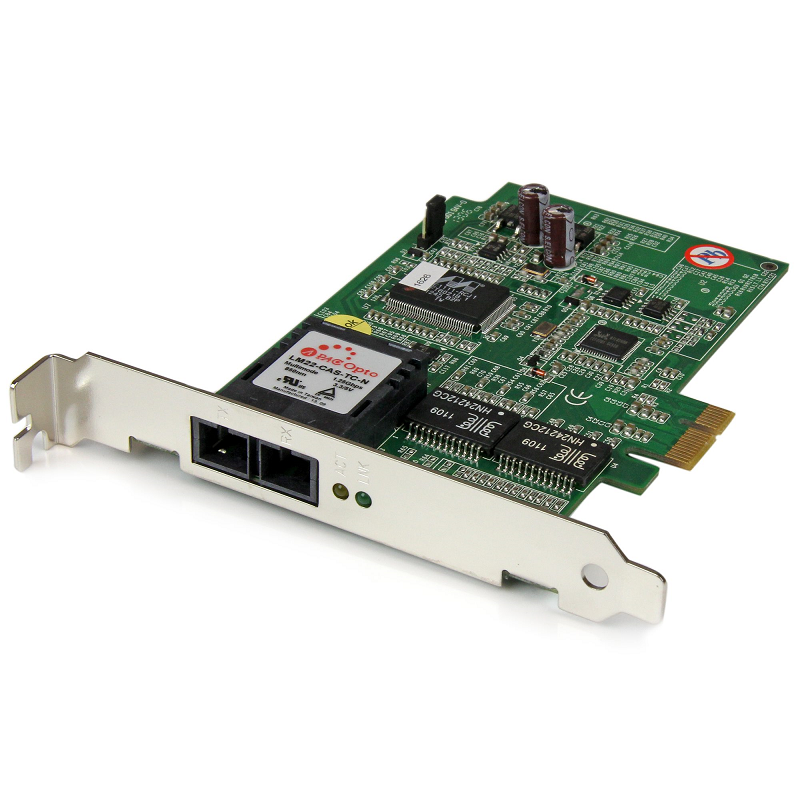 You Recently Viewed StarTech PEX1000MMSC 550m 1000 Mbps Gigabit Ethernet Multi Mode SC Fiber PCI Express Card Image