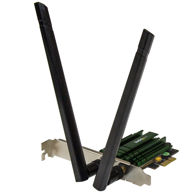 You Recently Viewed StarTech PEX867WAC22 2.4 / 5GHz PCIe Wireless-AC Card - AC1200 Adapter Image