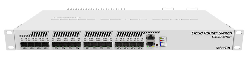 You Recently Viewed MikroTik CRS317-1G-16S+RM Cloud Router Switch 16 Port L6 Image