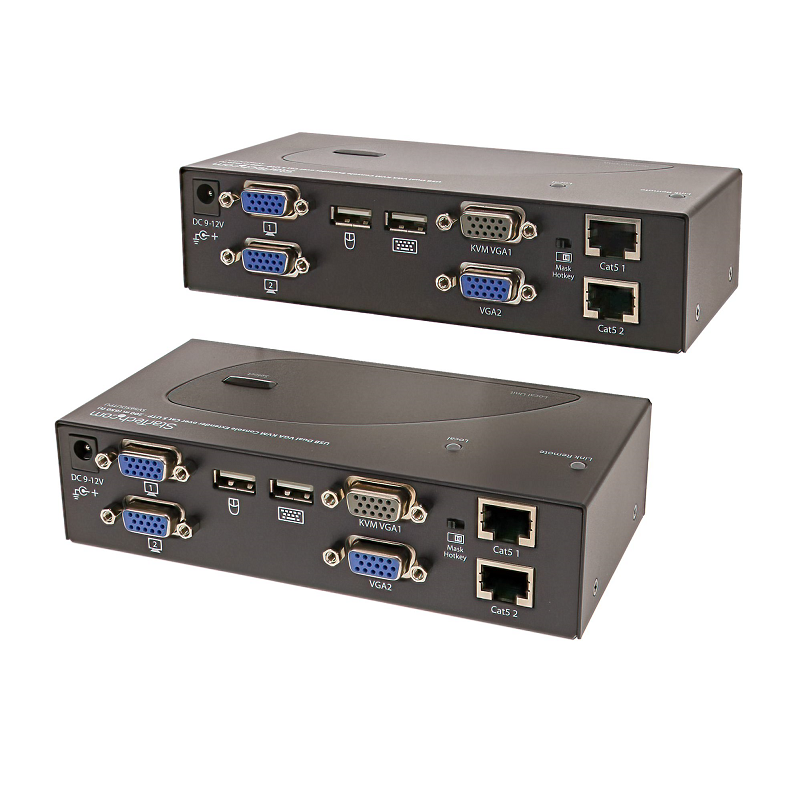 You Recently Viewed StarTech SV565DUTPU USB Dual VGA over Cat5 KVM Console Extender - 650 ft / 200m Image