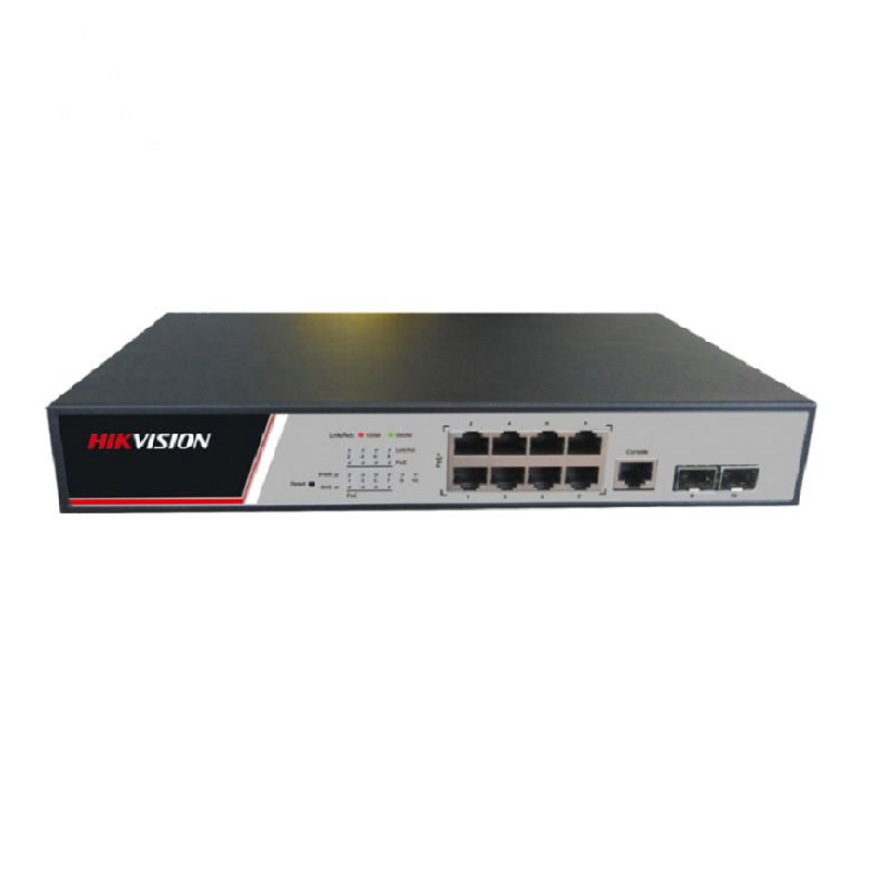 You Recently Viewed Hikvision DS-3E2510P 8 Port Gigabit Full Managed POE Switch Image