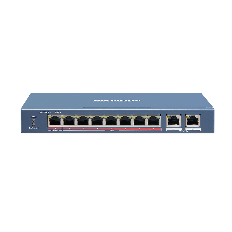 You Recently Viewed Hikvision DS-3E0310HP-E O-STD) 8 Port Fast Ethernet Unmanaged POE Switch Image