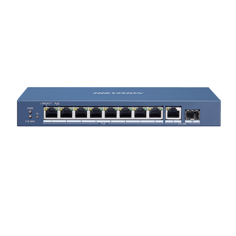 You Recently Viewed Hikvision DS-3E0510P-E 8 Port Gigabit Unmanaged POE Switch Image