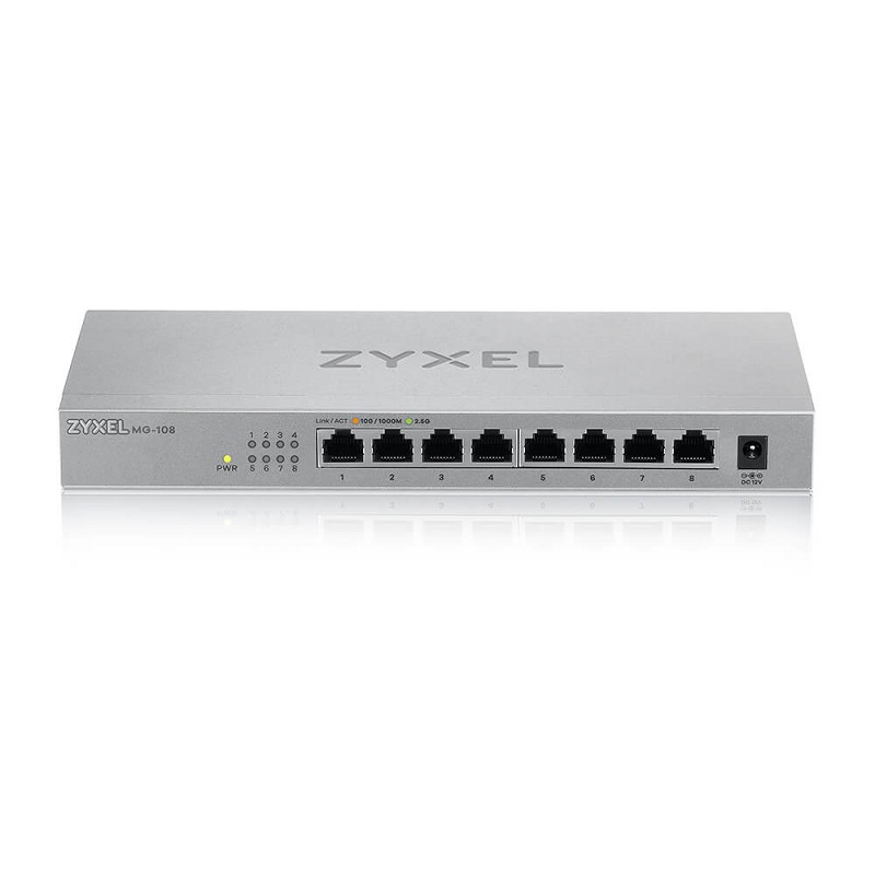 You Recently Viewed Zyxel MG-108-ZZ0101F 8-Port 2.5GbE Unmanaged Switch Image