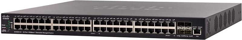 You Recently Viewed Cisco SX350X-52 52-Port 10GBase-T Stackable Managed Switch Image