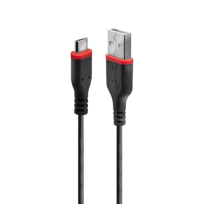 You Recently Viewed Lindy 36736 0.5m USB Type A to Micro-B Charge & Sync Cable Image