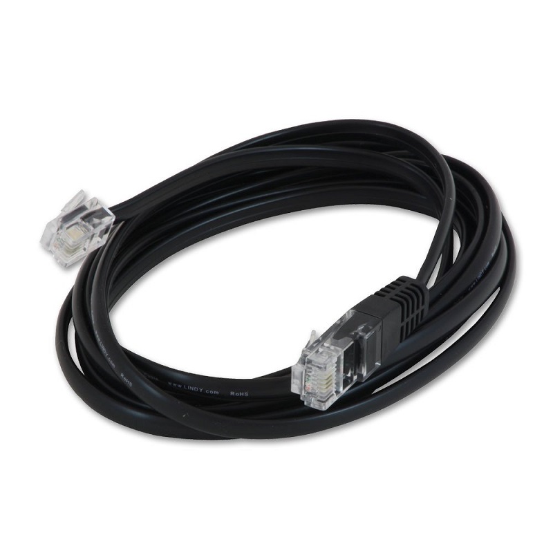 You Recently Viewed Lindy 34233 1m RJ-11 to RJ-45 Modem Data Cable. Black Image