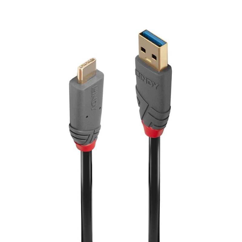 You Recently Viewed Lindy USB 3.2 Type C to A Cable, 5A 10Gbps Anthra Line Image