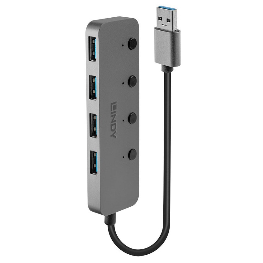 You Recently Viewed Lindy 43309 4 Port USB 3.0 Hub with On/Off Switches Image