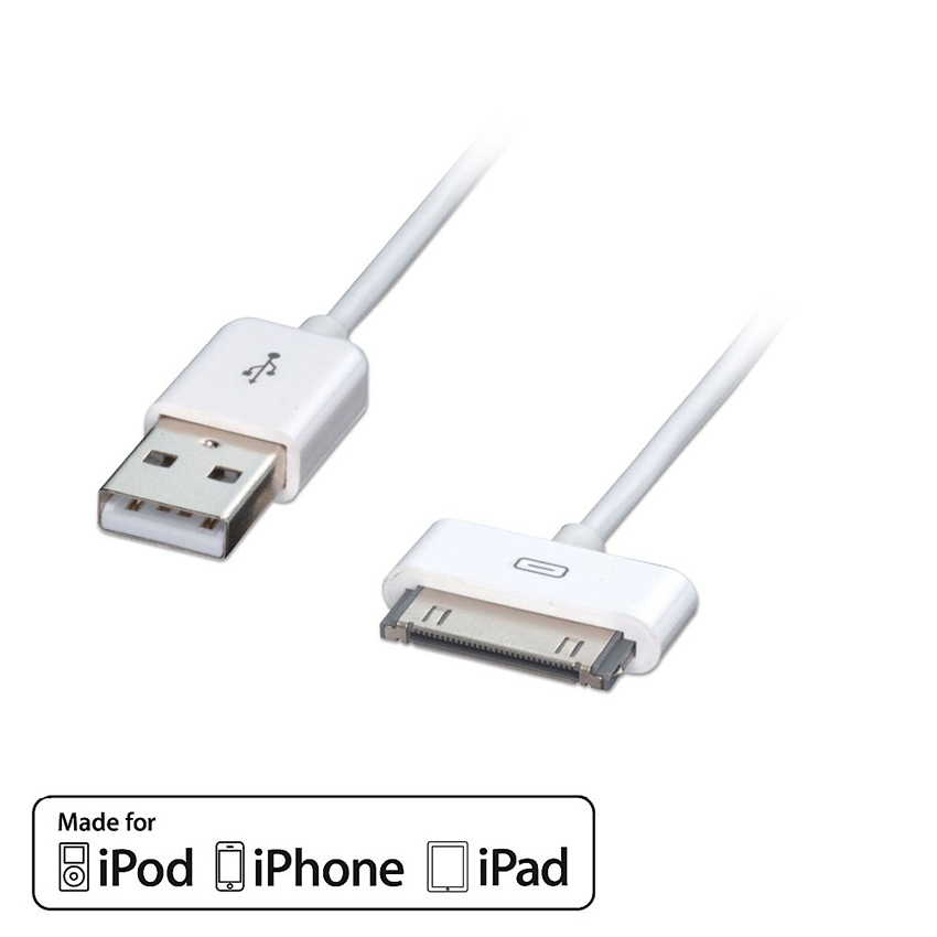 You Recently Viewed Lindy 31351 1m USB 2.0 to Apple Dock Cable, Made for iPod, iPhone & iPad Image