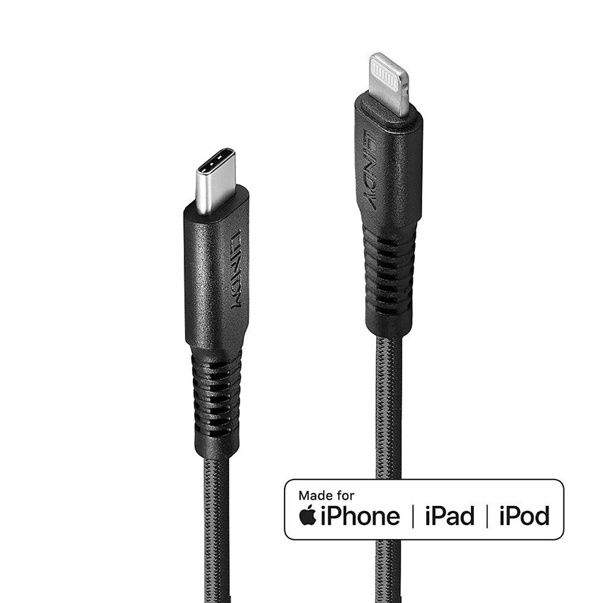 You Recently Viewed Lindy 31288 3m Reinforced USB Type C to Lightning Cable Image