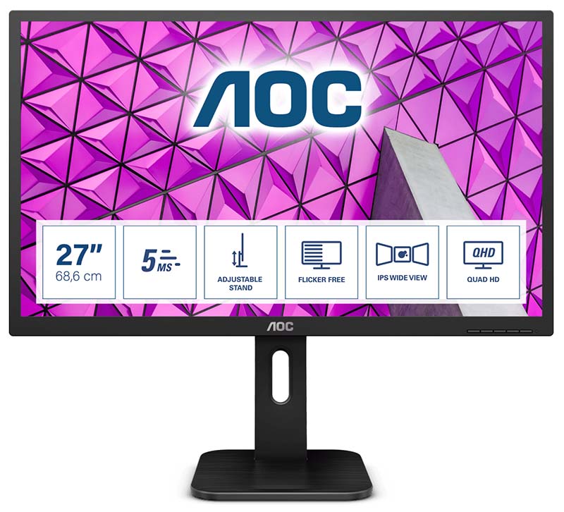 You Recently Viewed AOC P1 Q27P1 27in Quad HD LED Monitor 2560 x 1440 pixels Black Image