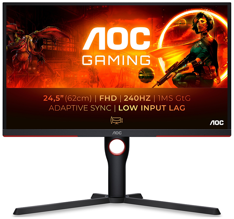 You Recently Viewed AOC G3 25G3ZM/BK 24.5in Full HD Monitor 1920 X 1080 Pixels Black, Red Image