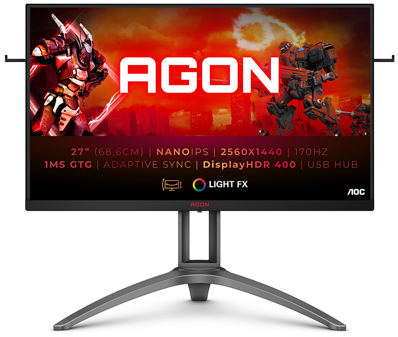 You Recently Viewed AOC AGON 3 AG273QXP 27in 2K Ultra HD LED Display 2560 X 1440 Pixels Black Image