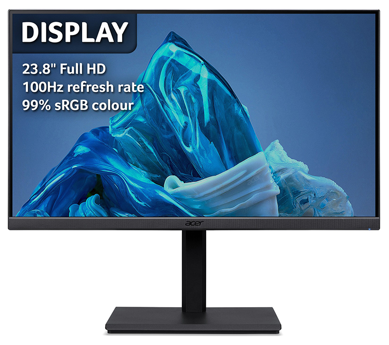 You Recently Viewed Acer B7 Vero B247YEbmiprzxv Monitor, 23.8in, Full HD (1920x1080), IPS, 100Hz Refresh rate Image