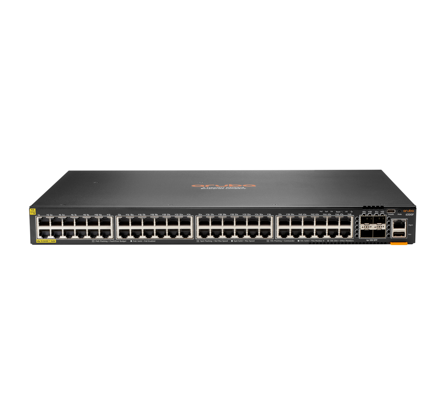 HPE Aruba JL728B CX 6200 48 Port Layer 3 Managed Modular Ethernet Switch