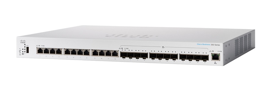 Cisco Business 350 CBS350-24XTS 12 Ports 10-Gigabit Layer 3 Switch
