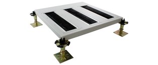 You Recently Viewed TechTile 600mm x 600mm x 42mm Heavy Duty Plinth Panel -  3 x Access (Brush) Plates Included Image