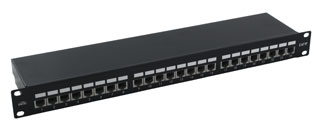 You Recently Viewed Excel 24 Port Cat5e Patch Panel - 1u Shielded RJ45 Image