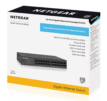 Netgear GS324 24-Port Unmanaged Gigabit Ethernet Switch