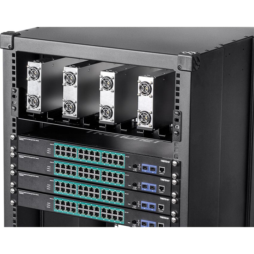TRENDnet TI-R4U 19in Rackmount Industrial Power Supply Vertical Chassis