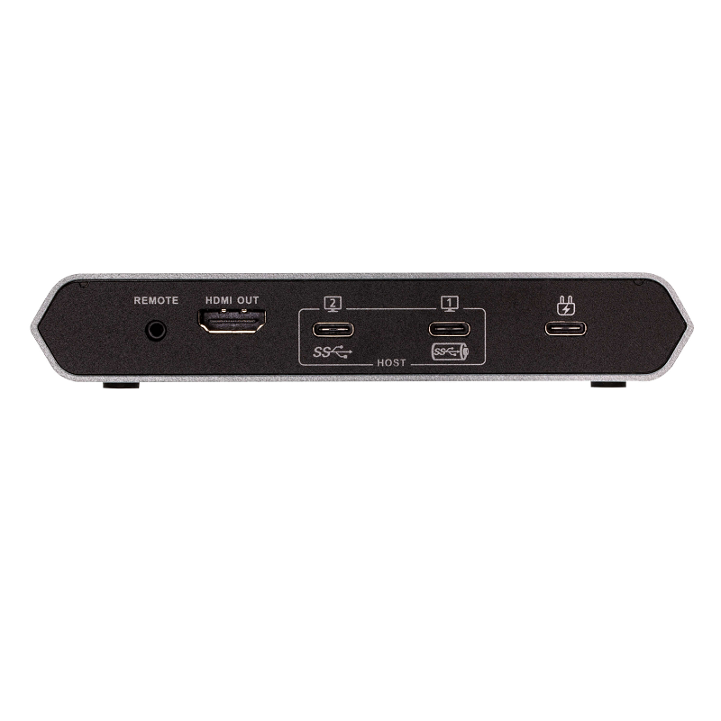 Aten US3310 2 Port USB C Dock Switch With Power Pass-Through