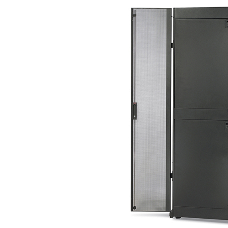 APC AR7107 NetShelter SX 48U 600mm Wide Perforated Split Doors Black