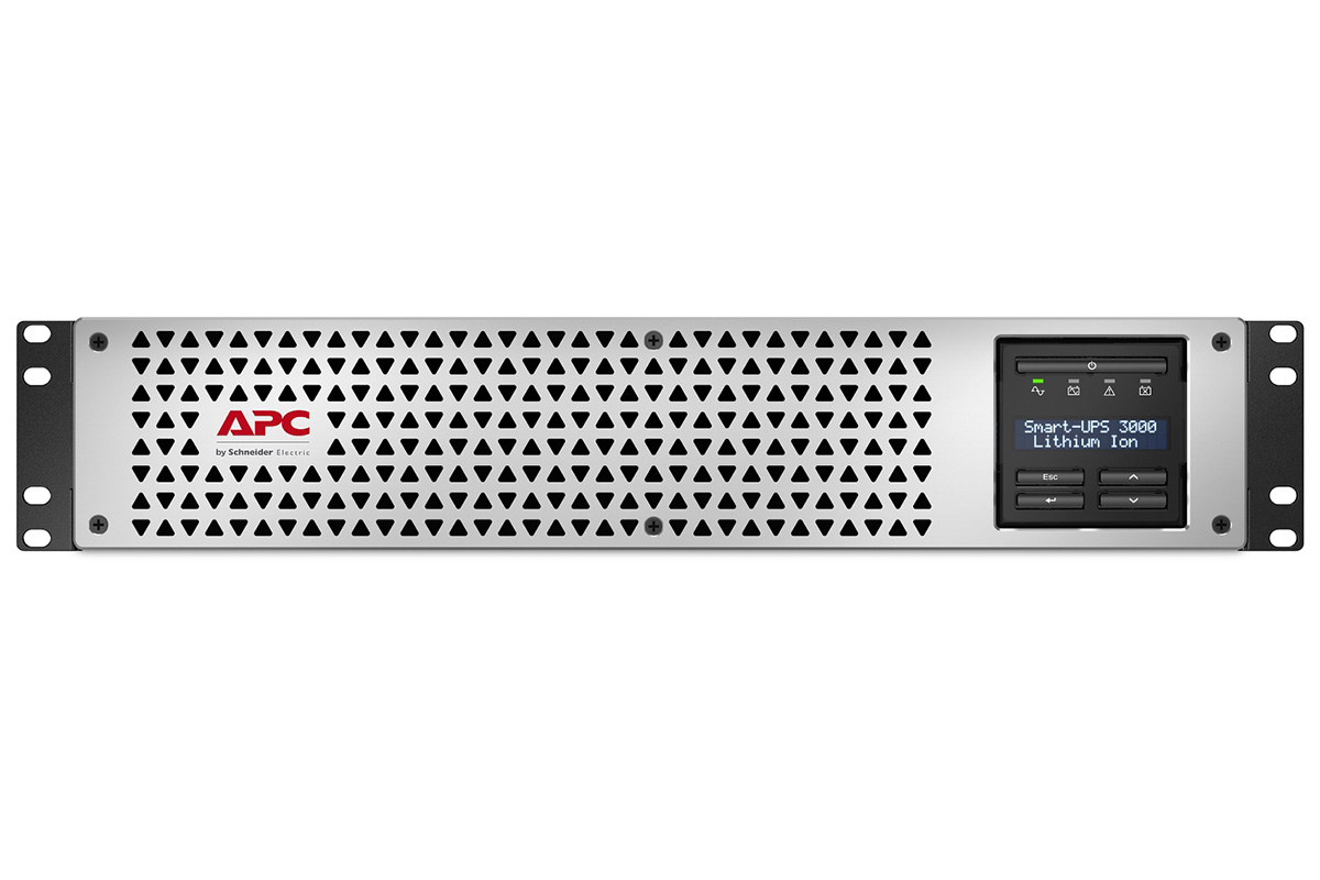 APC SMTL3000RMI2UCNC Line Interactive 3000VA Lithium-ion Rack 2U 230V Smart-UPS